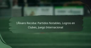 Álvaro Recoba: Partidos Notables, Logros en Clubes, Juego Internacional